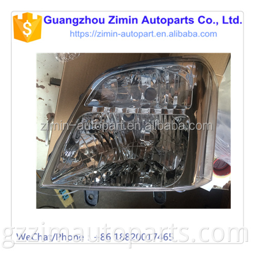 Abs Plastic White Glass Classical Front Head Lamp Headlight For D Max 2002 2005 Head Lamp1